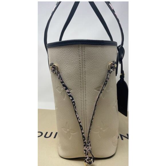 Louis Vuitton Neverfull Tote MM Ivory Leather - Picture 11 of 14